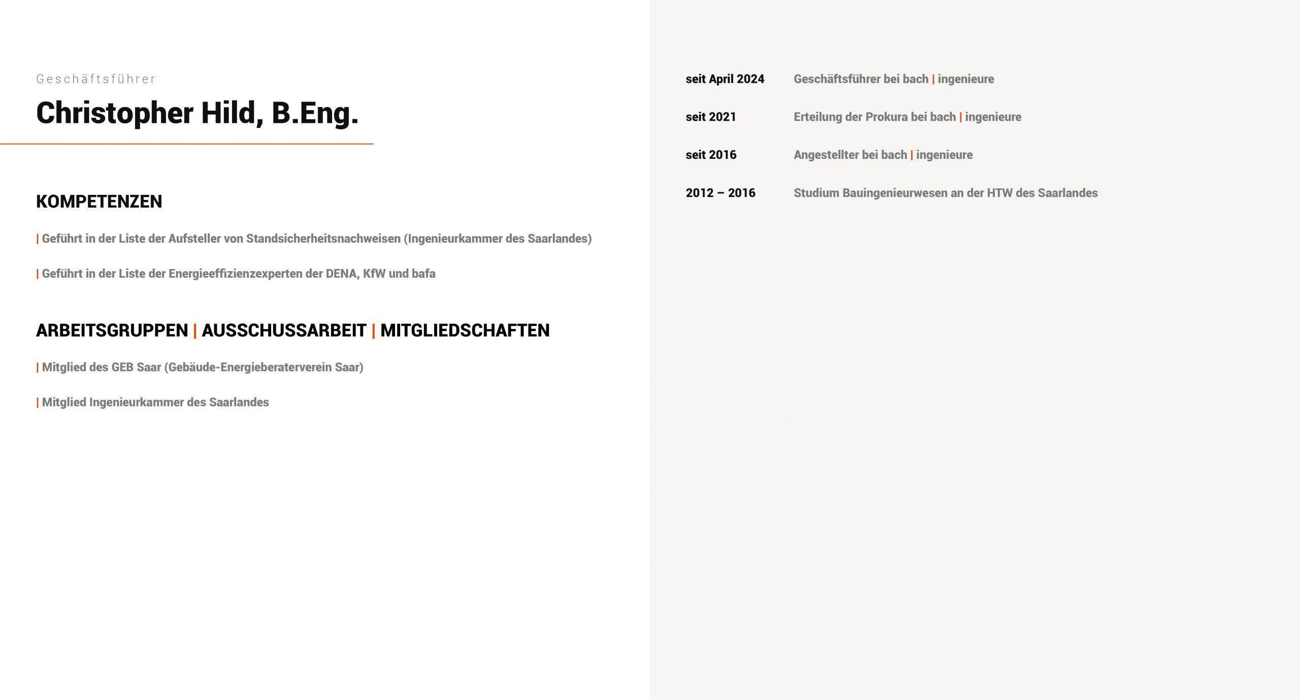 Christopher Hild, B.Eng.